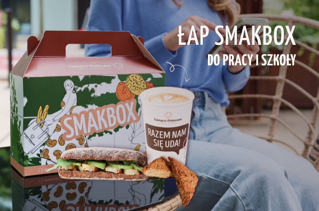 Skomponuj swój zestaw<br />
i zapłać mniej ze SMAKBOXEM ✨