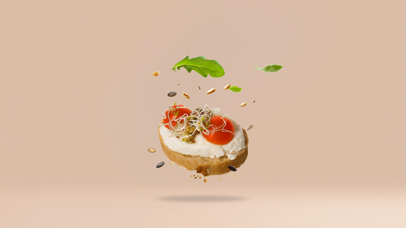Mini ziarnista z mozzarellą